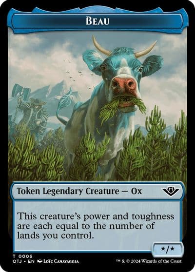 Beau Token Outlaws of Thunder Junction Magic card