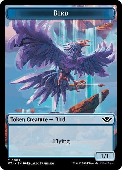 Bird Token Outlaws of Thunder Junction Magic card