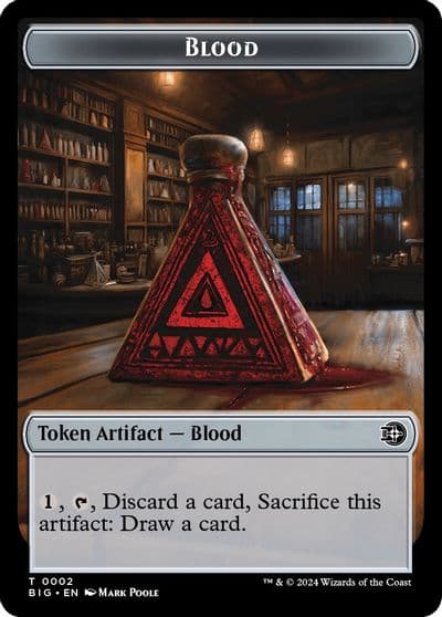 Blood Token Outlaws of Thunder Junction: The Big Score Magic card