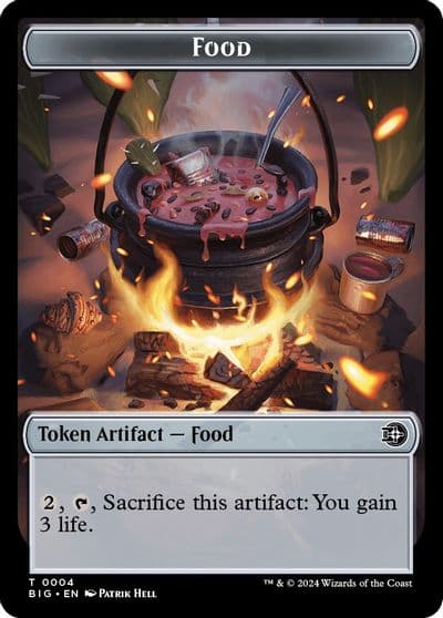 Food Token Outlaws of Thunder Junction: The Big Score Magic card
