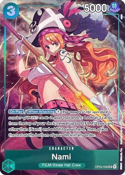 Nami Premium Card Collection Best Selection Vol 1 One Piece Promotion Cards One Piece card