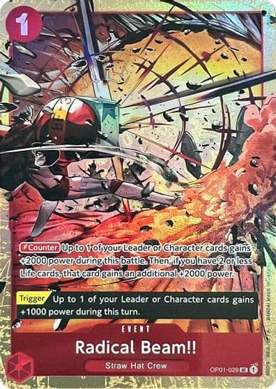 Radical Beam Premium Card Collection Best Selection Vol 1 One Piece Promotion Cards One Piece card