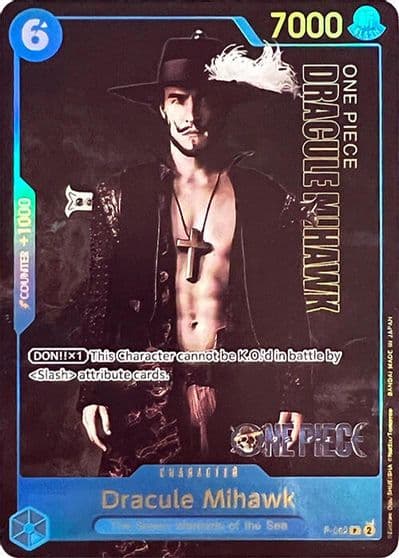 Dracule Mihawk Premium Card Collection Live Action Edition One Piece Promotion Cards One Piece card