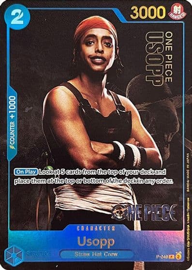 Usopp Premium Card Collection Live Action Edition One Piece Promotion Cards One Piece card