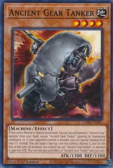 Ancient Gear Tanker Legacy of Destruction Yu-Gi-Oh! card