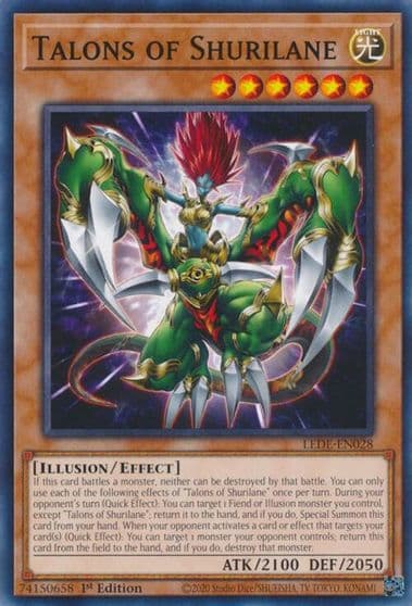 Talons of Shurilane Legacy of Destruction Yu-Gi-Oh! card