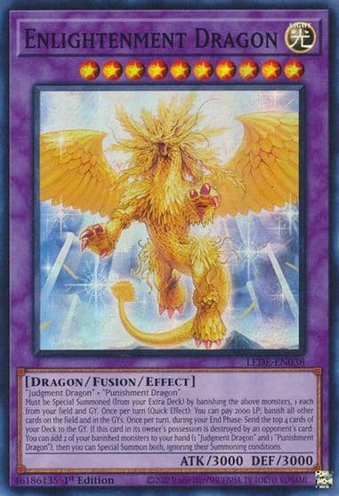 Enlightenment Dragon Legacy of Destruction Yu-Gi-Oh! card