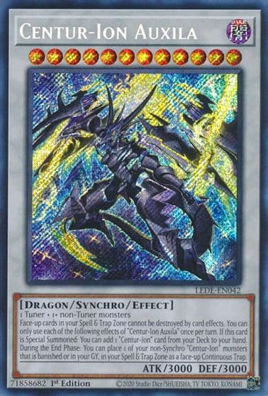 Centur Ion Auxila Legacy of Destruction Yu-Gi-Oh! card