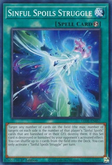 Sinful Spoils Struggle Legacy of Destruction Yu-Gi-Oh! card