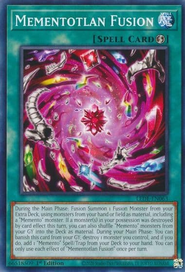 Mementotlan Fusion Legacy of Destruction Yu-Gi-Oh! card