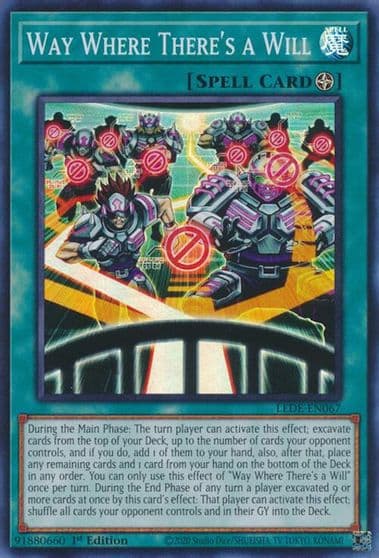 Way Where Theres a Will Legacy of Destruction Yu-Gi-Oh! card