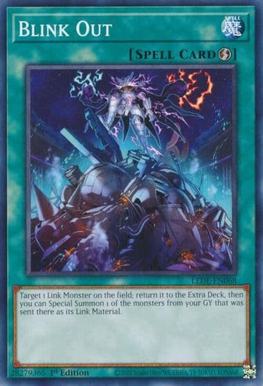 Blink Out Legacy of Destruction Yu-Gi-Oh! card
