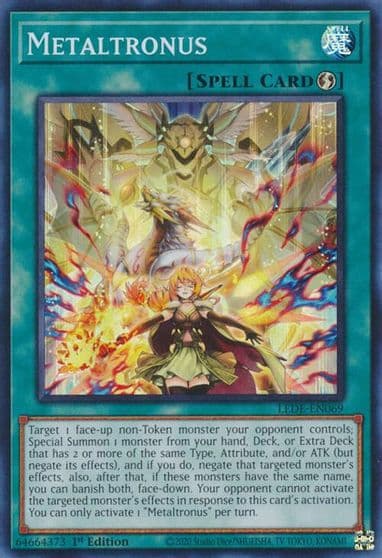 Metaltronus Legacy of Destruction Yu-Gi-Oh! card