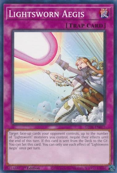 Lightsworn Aegis Legacy of Destruction Yu-Gi-Oh! card