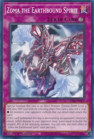 Zoma the Earthbound Spirit Legacy of Destruction Yu-Gi-Oh! card