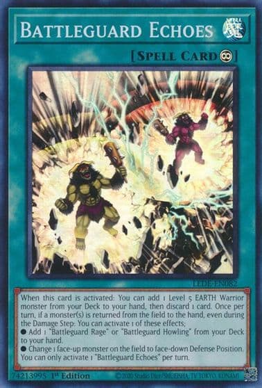 Battleguard Echoes Legacy of Destruction Yu-Gi-Oh! card