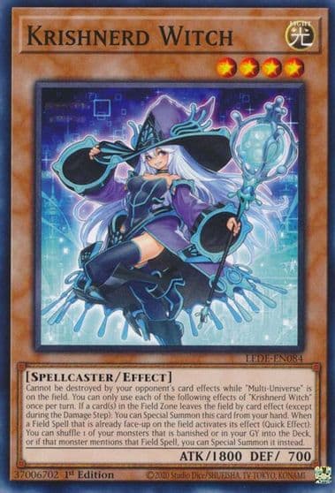 Krishnerd Witch Legacy of Destruction Yu-Gi-Oh! card