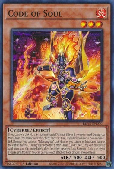 Code of Soul Legacy of Destruction Yu-Gi-Oh! card