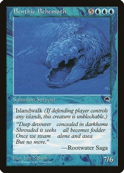 Benthic Behemoth Tempest Magic card