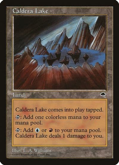 Caldera Lake Tempest Magic card