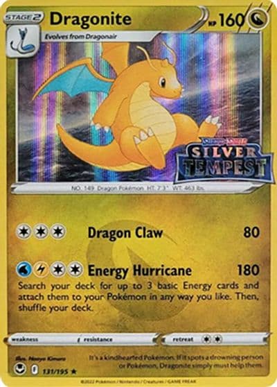 Dragonite (Silver Tempest Stamped) SWSH: Sword & Shield Promo Cards Pokemon card