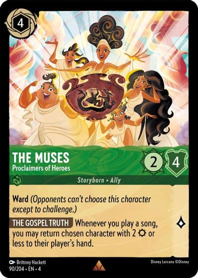 The Muses Proclaimers of Heroes Ursula's Return Lorcana card
