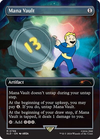 Mana Vault Rainbow Foil Secret Lair Drop Series Magic card