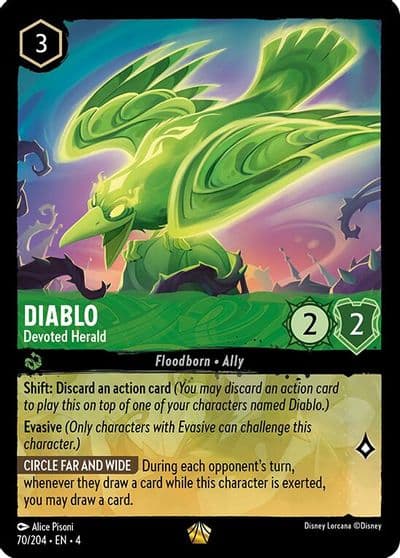 Diablo Devoted Herald Ursula's Return Lorcana card