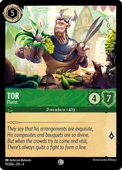 Tor Florist Ursula's Return Lorcana card