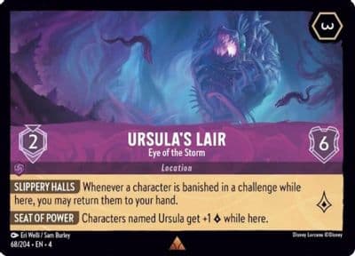 Ursulas Lair Eye of the Storm Ursula's Return Lorcana card