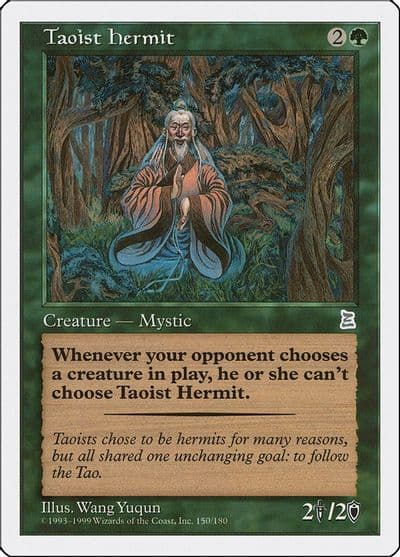 Taoist Hermit Portal Three Kingdoms Magic card