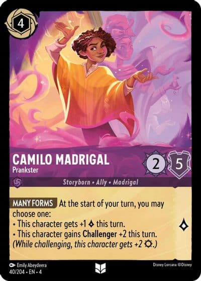 Camilo Madrigal Prankster Ursula's Return Lorcana card