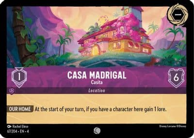 Casa Madrigal Casita Ursula's Return Lorcana card