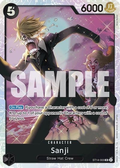 Sanji Starter Deck 14: 3D2Y One Piece card