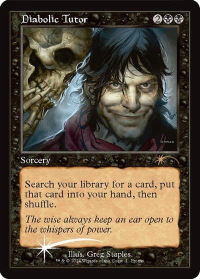 Diabolic Tutor WPN & Gateway Promos Magic card