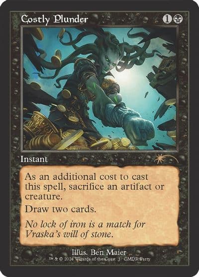 Costly Plunder Retro Frame WPN & Gateway Promos Magic card