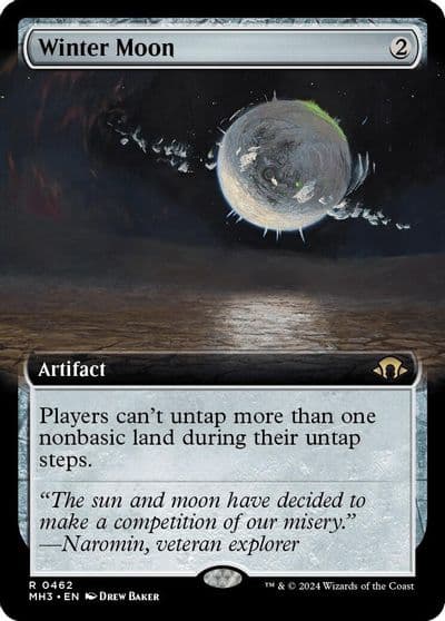 Winter Moon Extended Art Modern Horizons 3 Magic card