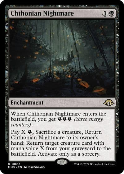 Chthonian Nightmare Modern Horizons 3 Magic card