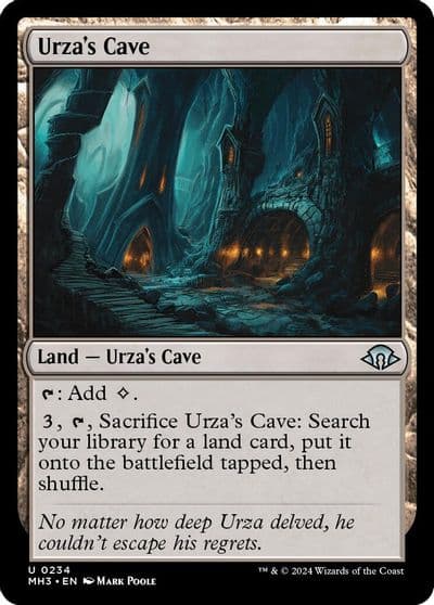 Urzas Cave Modern Horizons 3 Magic card
