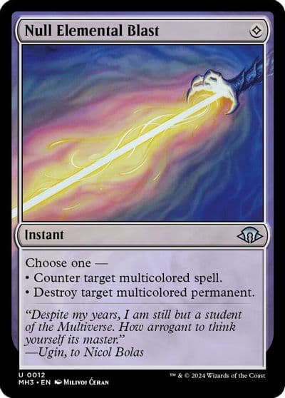 Null Elemental Blast Modern Horizons 3 Magic card