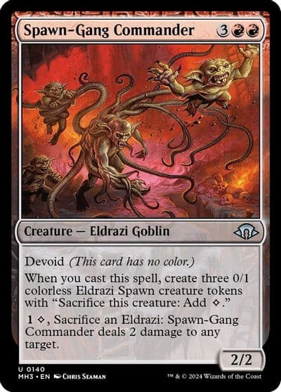 Spawn Gang Commander Modern Horizons 3 Magic card