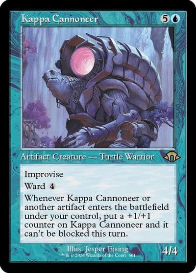 Kappa Cannoneer Retro Frame Modern Horizons 3 Magic card