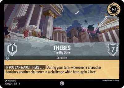 Thebes The Big Olive Ursula's Return Lorcana card