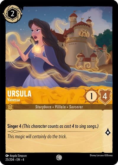 Ursula Vanessa Ursula's Return Lorcana card