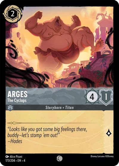 Arges The Cyclops Ursula's Return Lorcana card