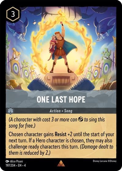 One Last Hope Ursula's Return Lorcana card