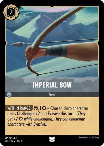 Imperial Bow Ursula's Return Lorcana card