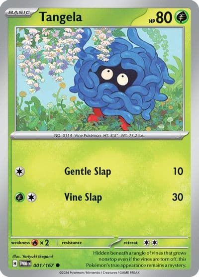 Tangela SV06: Twilight Masquerade Pokemon card