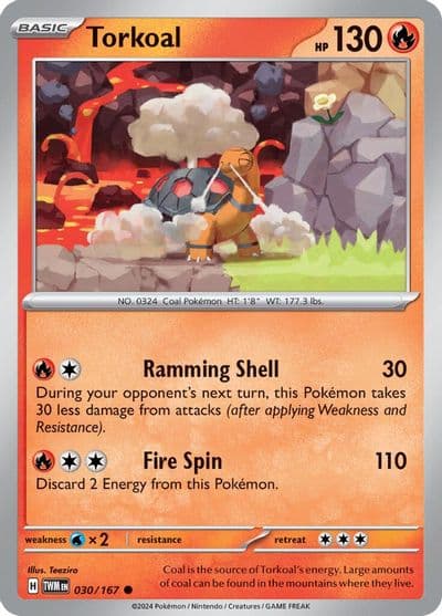 Torkoal SV06: Twilight Masquerade Pokemon card
