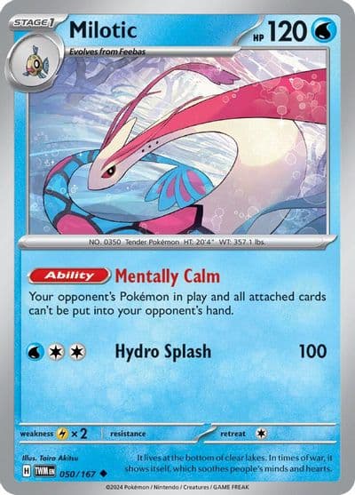 Milotic SV06: Twilight Masquerade Pokemon card